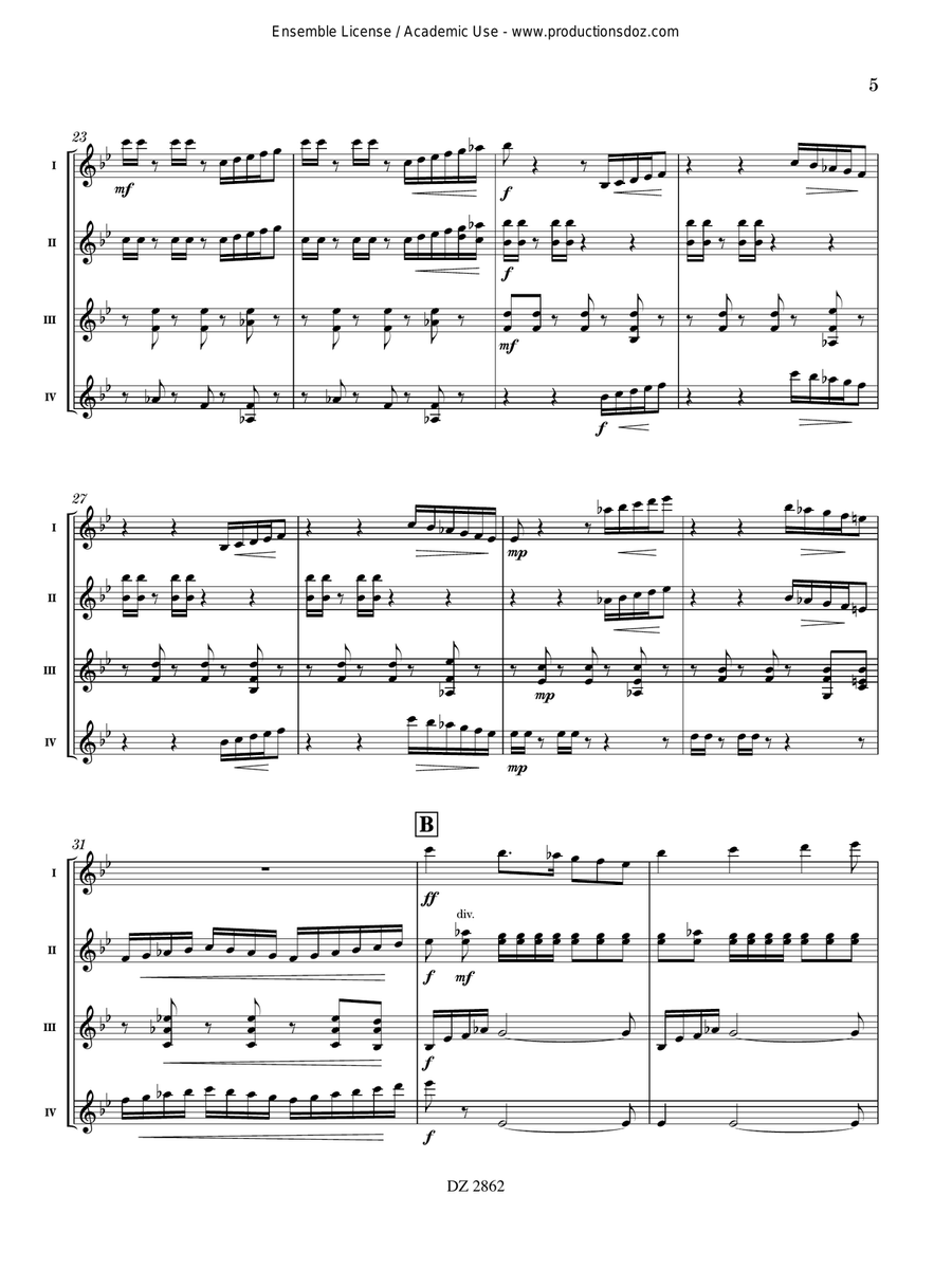 Y Felinheli Guitar Ensemble - Digital Sheet Music page 5