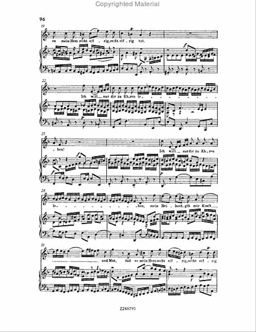Christmas Oratorio, BWV 248 Choir scores gallery preview page 95