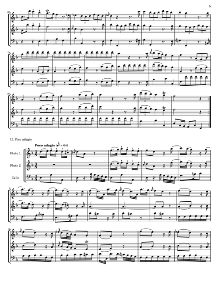 Koch Trio Sonata No. 4 in F Major image number null