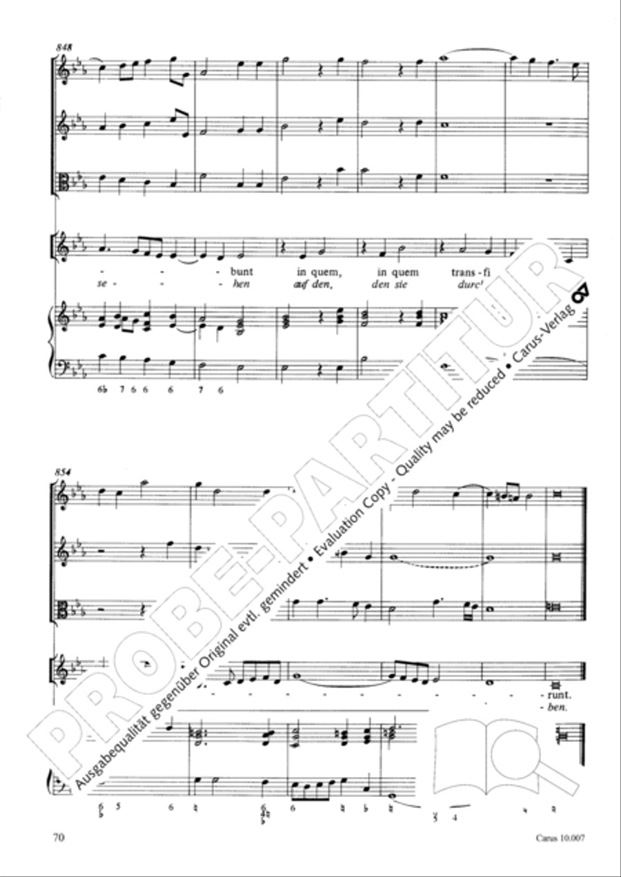St. John Passion (Johannes-Passion) TB scores gallery preview page 71