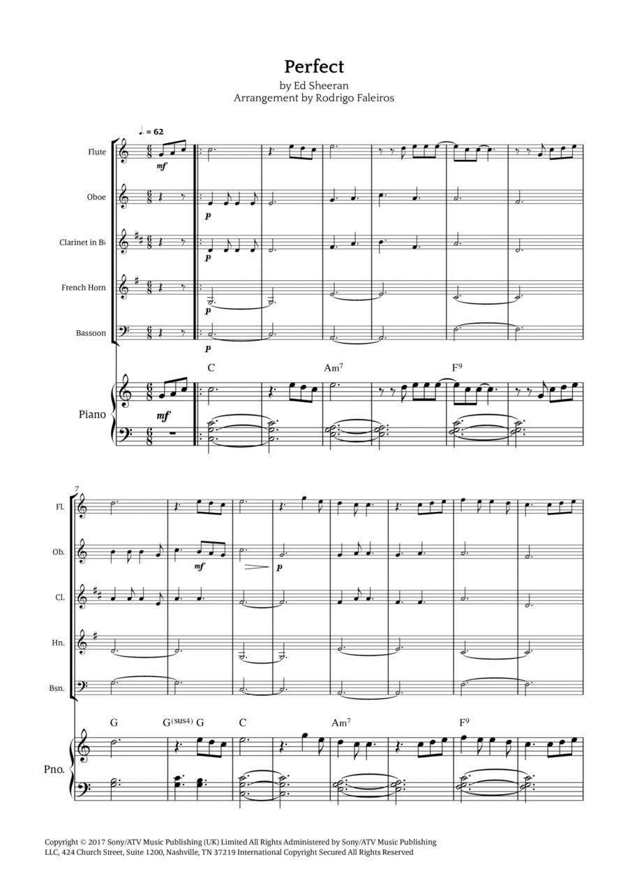 Perfect Bassoon scores gallery preview page 1