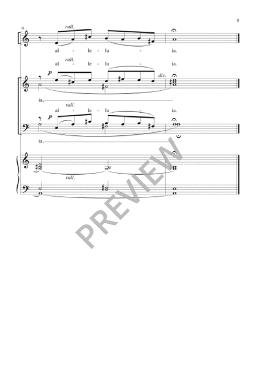 Open Your Hearts 4-Part scores gallery preview page 9