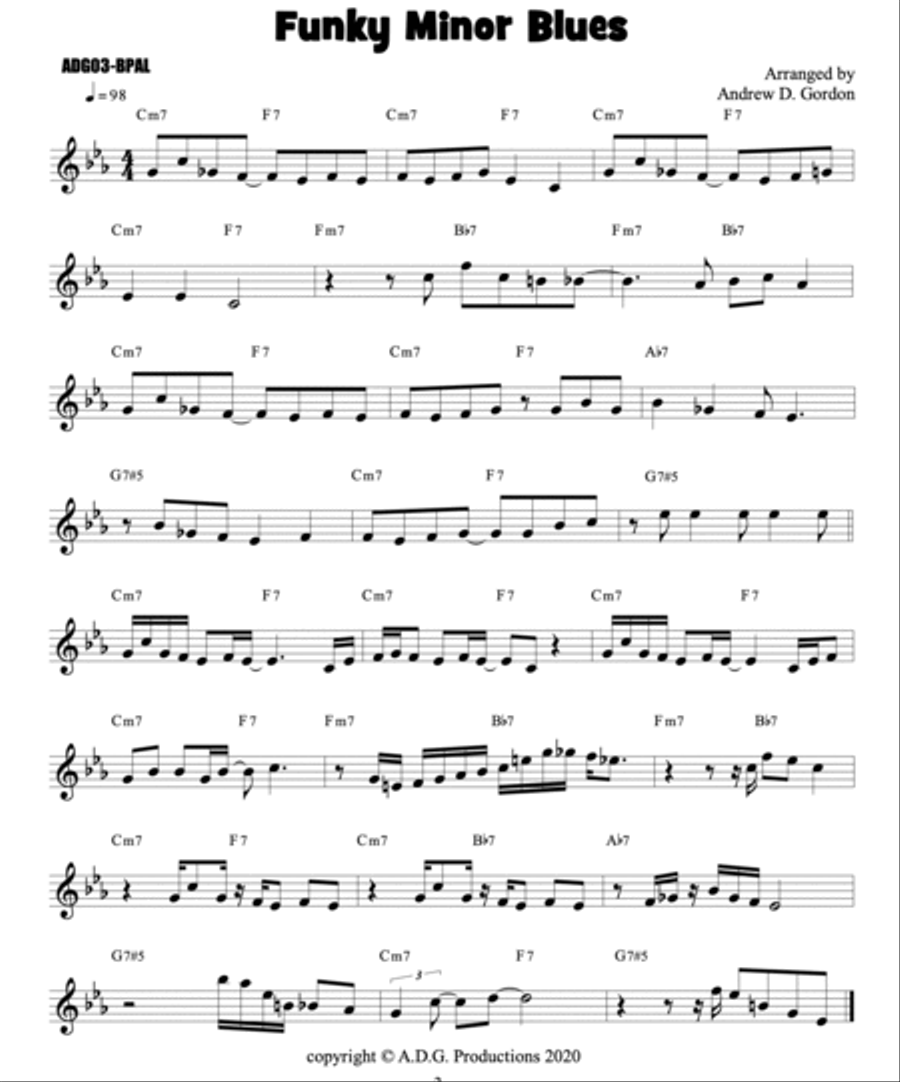 Blues Play-A-Long and Solos Collection for Flute Int/Adv Level Flute Solo scores gallery preview page 2