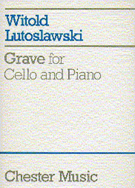 Grave For Cello And Piano