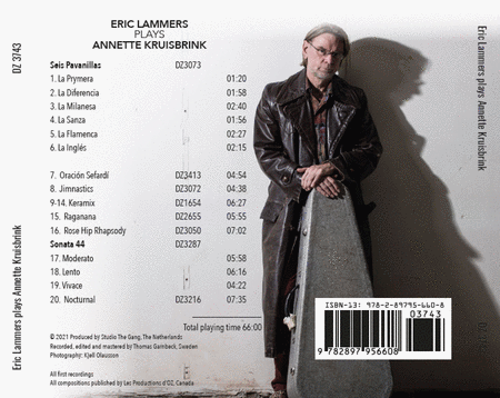 Eric Lammers Plays Annette Kruisbrink CD