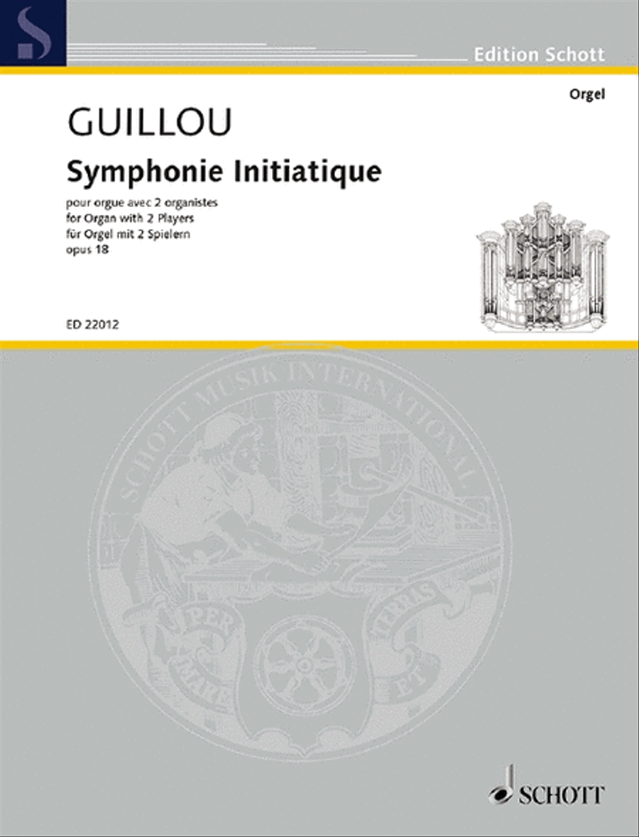 Symphonie Initiatique Organ scores gallery preview page 1