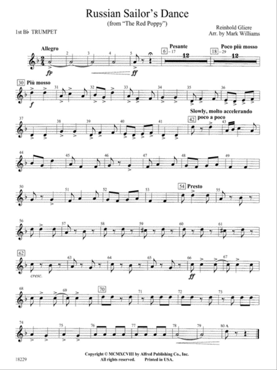 Russian Sailor's Dance (from 