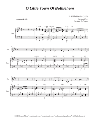 O Little Town Of Bethlehem (French Horn solo and Piano)