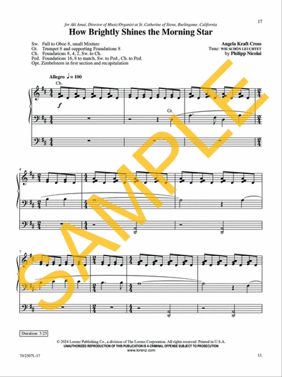 Hymn Inventions for Organ Organ Solo scores gallery preview page 14