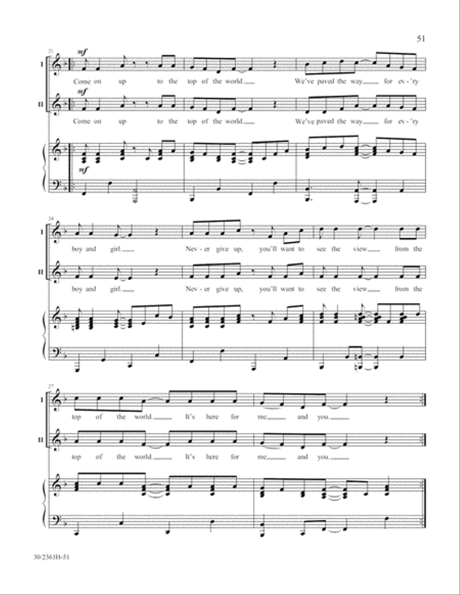 Ten Who Counted 2-Part scores gallery preview page 52