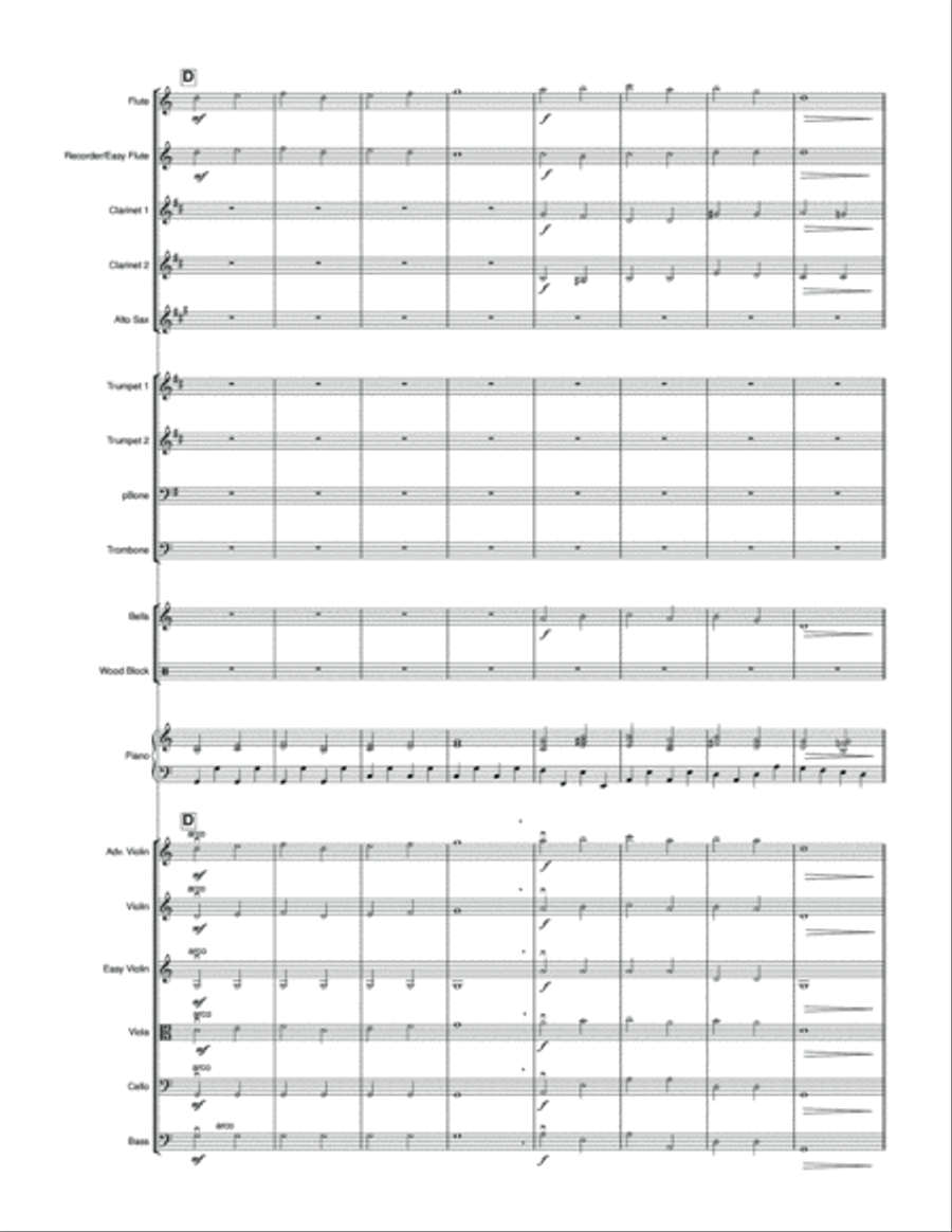Tick Tock Clock Tick Tock Clock Full Orchestra scores gallery preview page 5