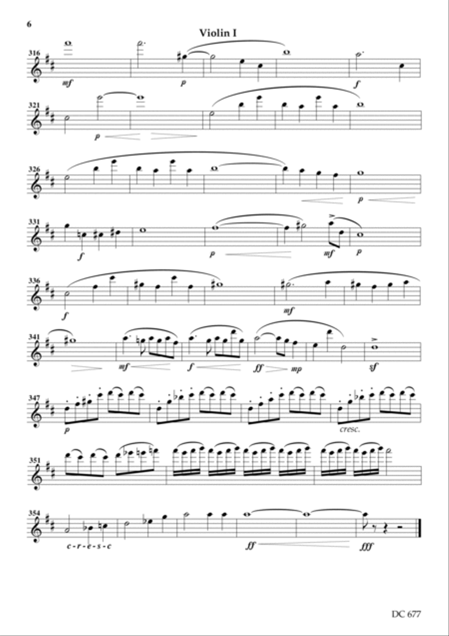 String Quartet No 0 - PARTS String Quartet scores gallery preview page 6