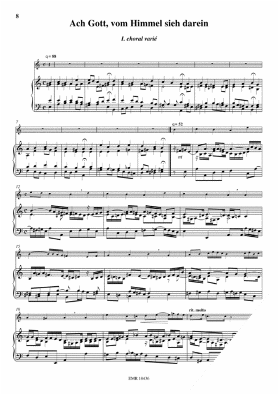 15 Preludes Organ scores gallery preview page 6