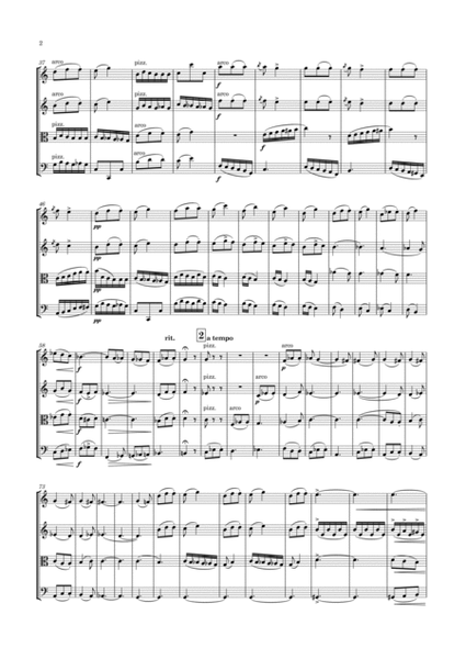 Baille - 6 Pieces for String Quartet, Opp.57-62
