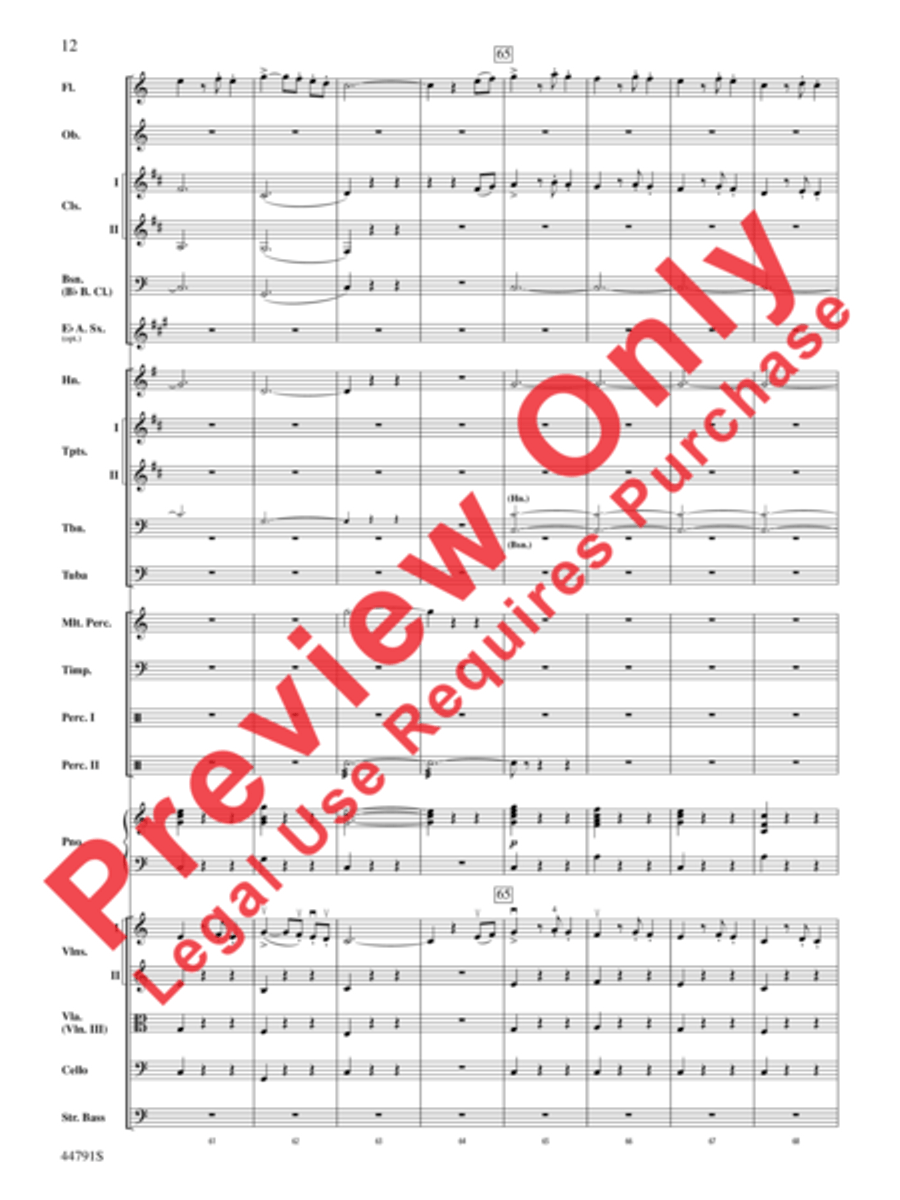 Danse des Ghazies Full Orchestra scores gallery preview page 13