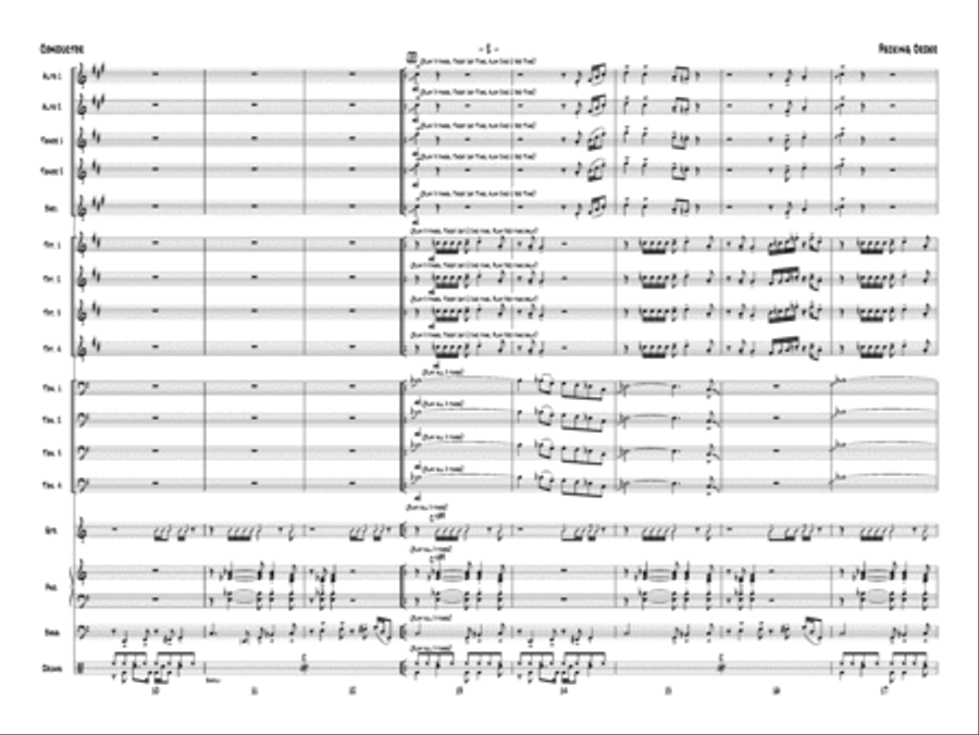 Pecking Order Jazz Ensemble scores gallery preview page 24