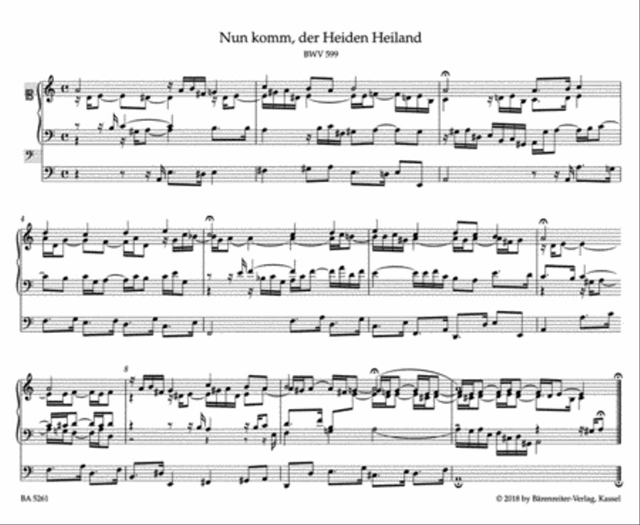 Little Organ Book / Six Chorales 