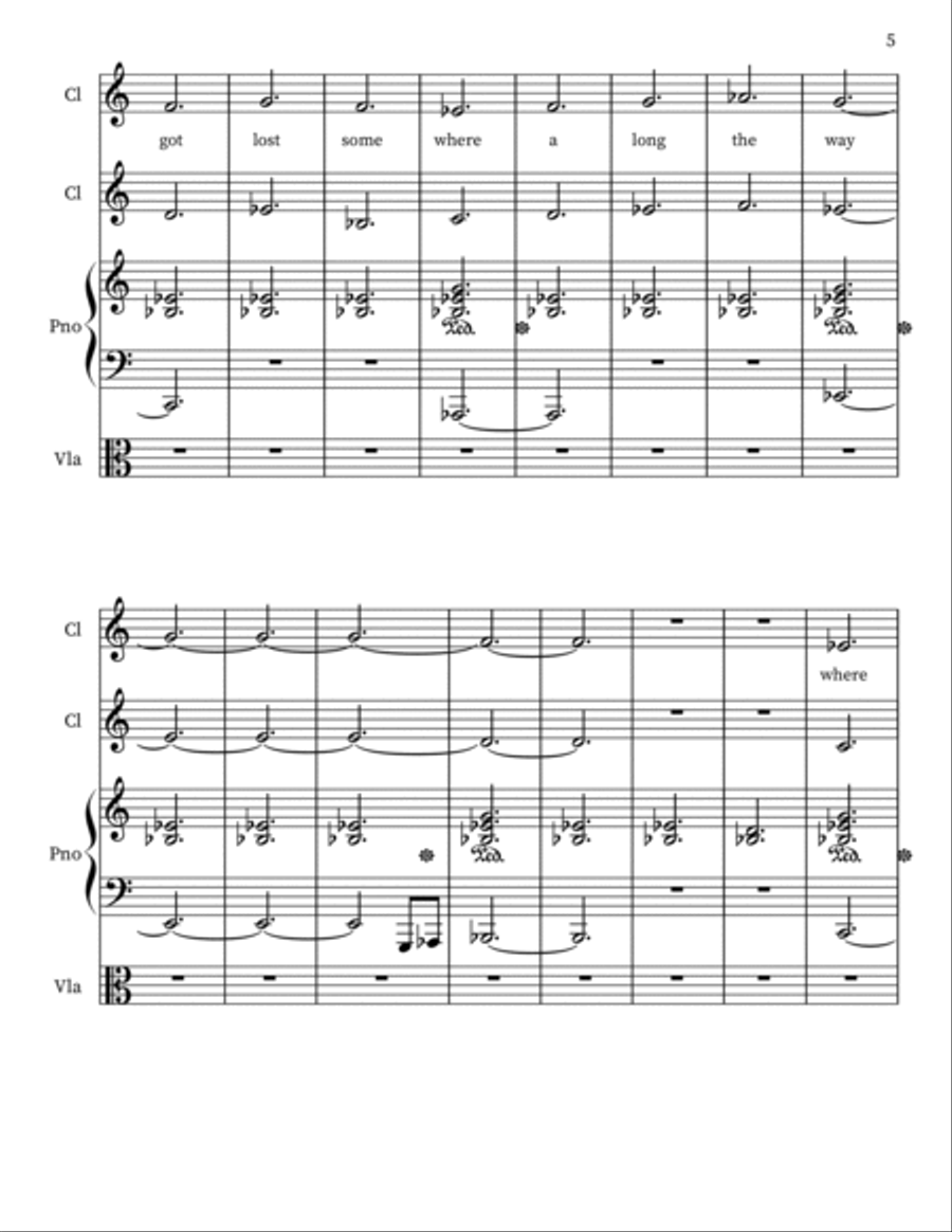 Yellow Piano, Vocal, Guitar scores gallery preview page 5