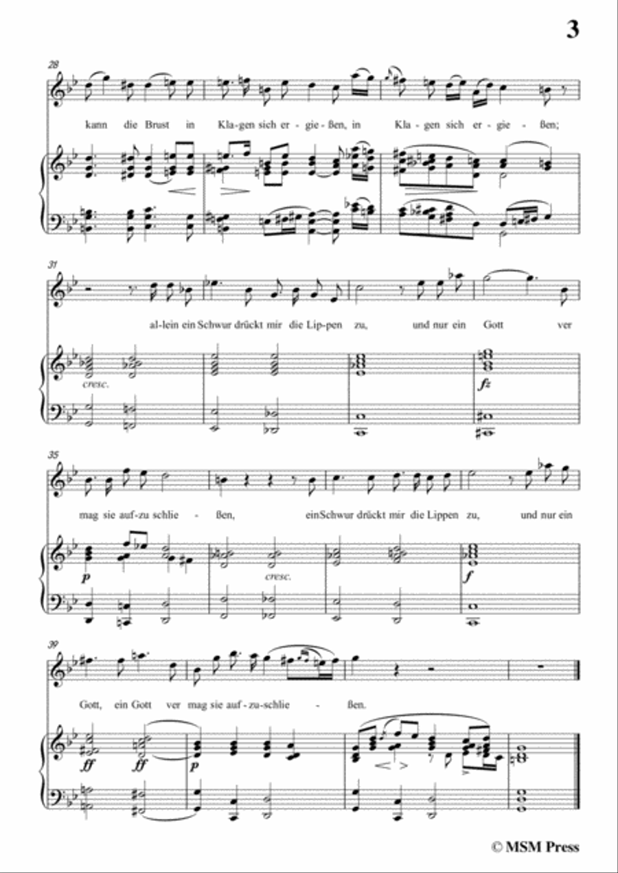 Schubert-Lied der Mignon,from 'Wilhelm Meister',Op.62(D.877) No.2,in g minor,for Voice&Piano Voice scores gallery preview page 5