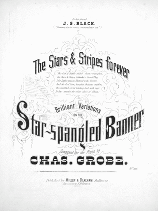 Book cover for The Stars & Stripes Forever. Brilliant Variations on the Star-spangled Banner