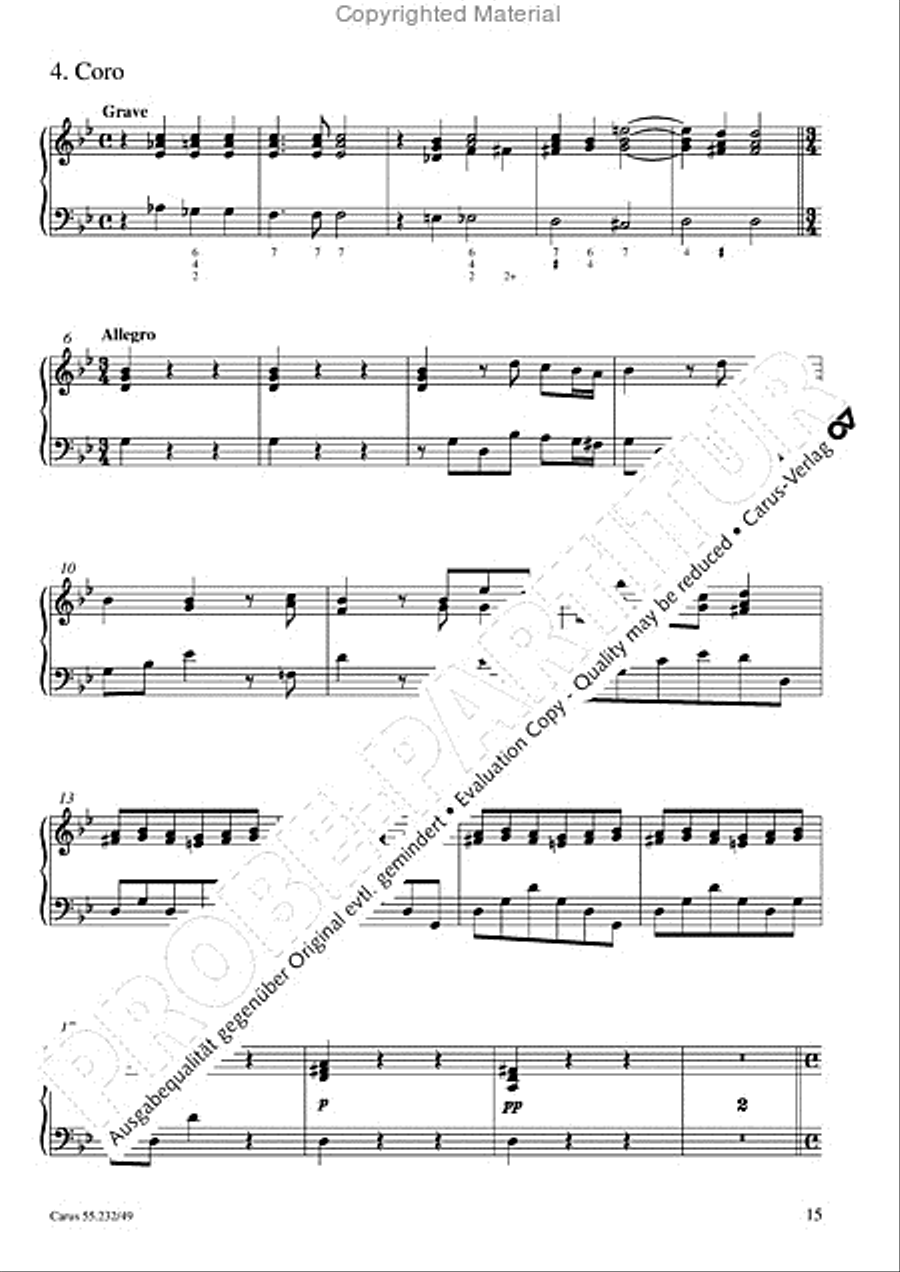 Dixit Dominus (The Lord said unto my Lord) Organ scores gallery preview page 18