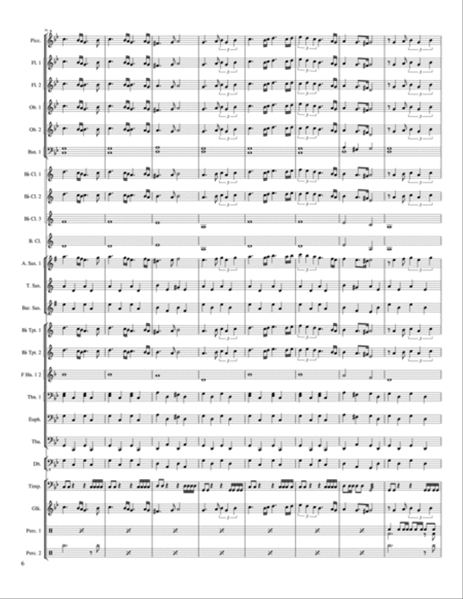 March March Concert Band scores gallery preview page 6
