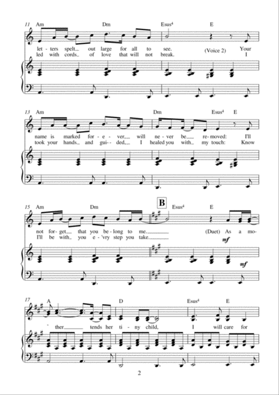 Engraved upon my palms Piano scores gallery preview page 3