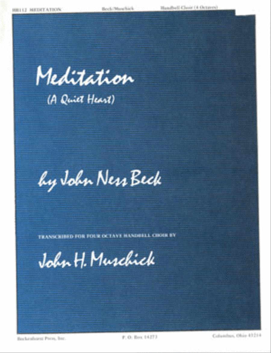 Meditation (Archive) by John Ness Beck 4-Octaves - Sheet Music