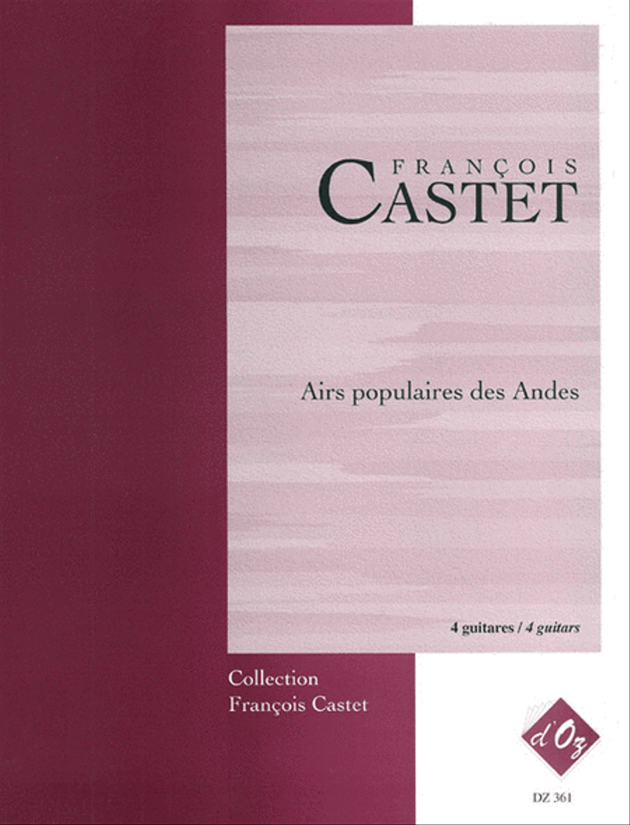 Airs populaires des Andes Guitar Ensemble scores gallery preview page 1