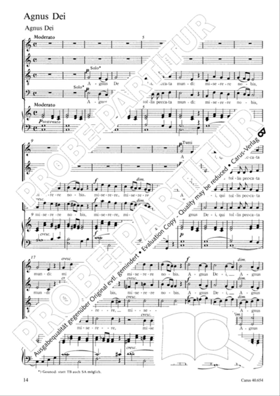 Messe breve no. 7 aux chapelles TB scores gallery preview page 15