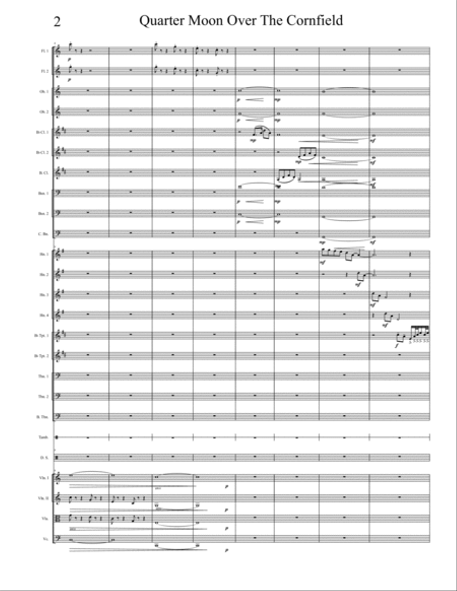 Quarter Moon Over The Cornfield Chamber Orchestra scores gallery preview page 2