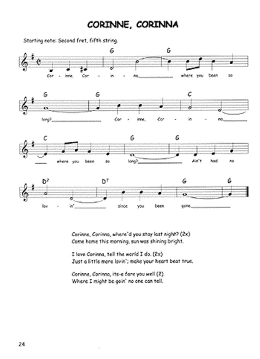 101 Three-Chord Songs for Guitar, Banjo, and Uke Flatpicking Guitar scores gallery preview page 2