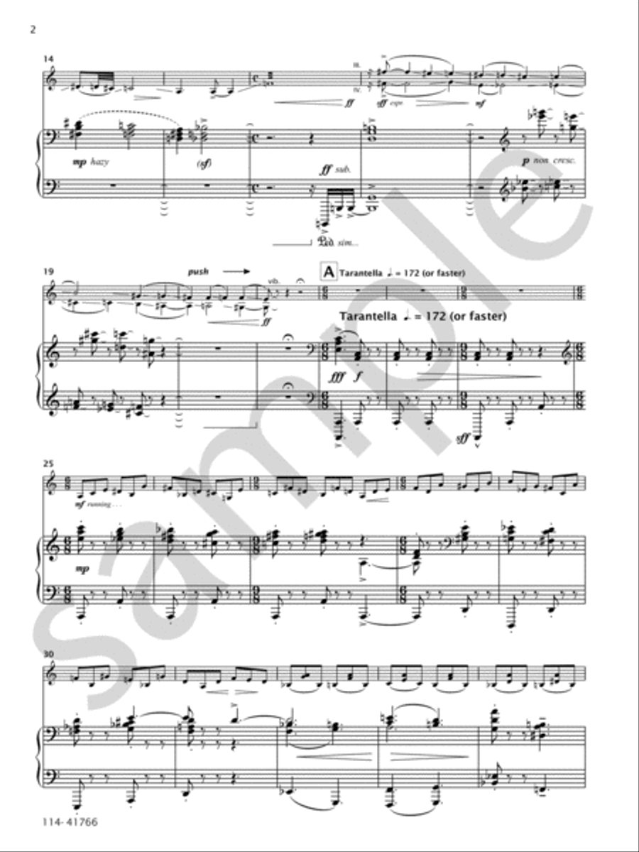 Bitten at the Opera Chamber Music scores gallery preview page 4
