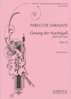 Book cover for Song of the Nightingale op. 29