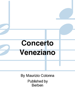 Book cover for Concerto Veneziano