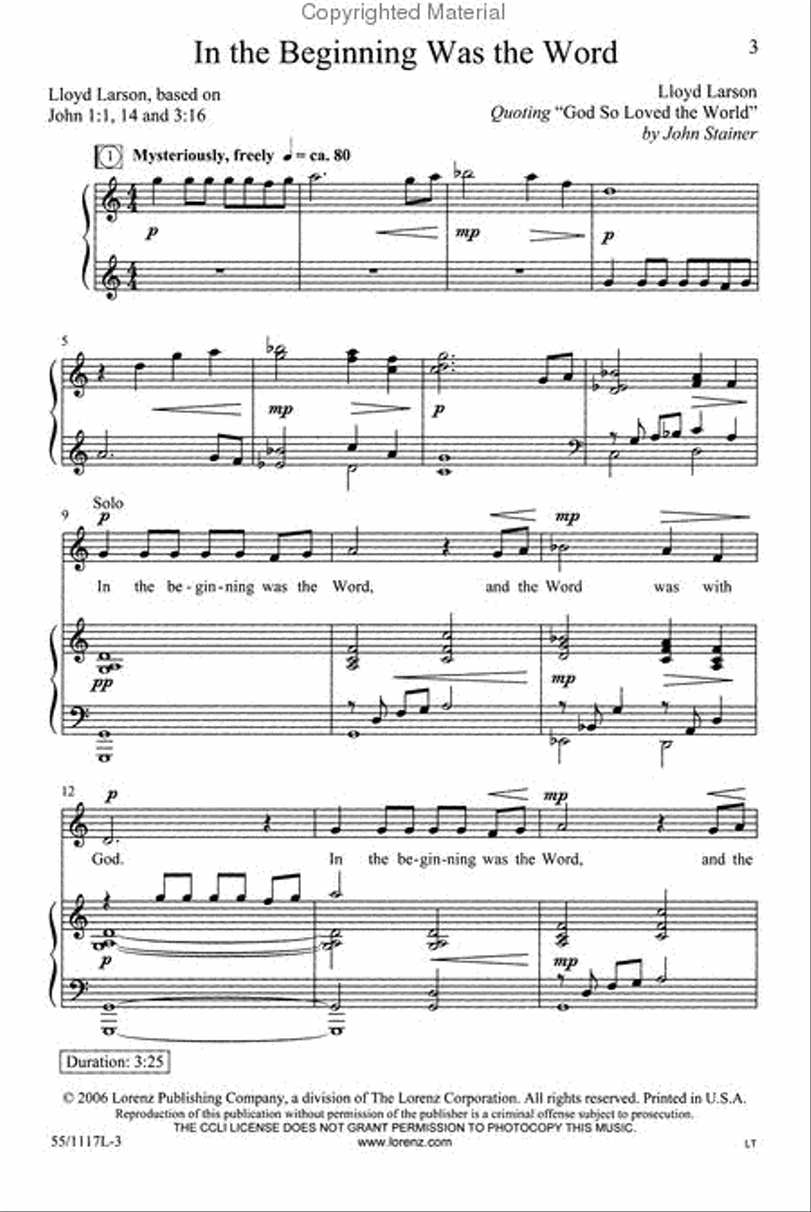 Praise the God of Resurrection - SATB Score with Performance CD 4-Part scores gallery preview page 2