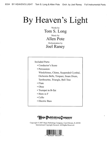 By Heaven's Light: A Christmas Cantata