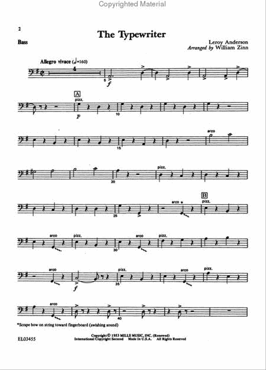 Leroy Anderson for Strings String Orchestra scores gallery preview page 2