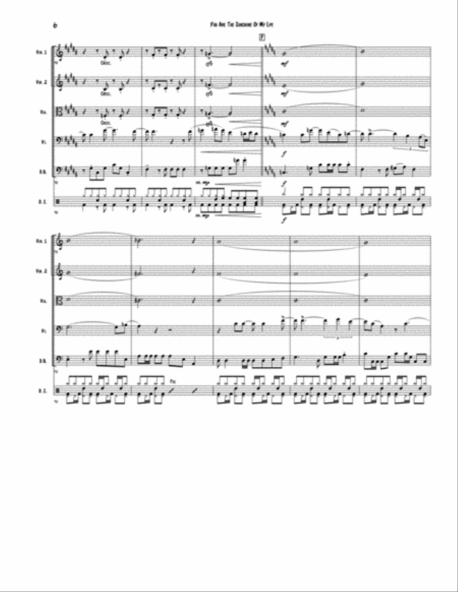 You Are The Sunshine Of My Life String Quintet scores gallery preview page 6