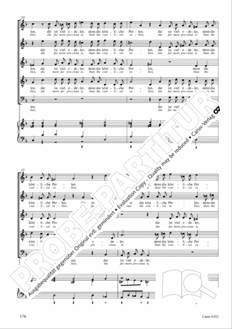 Schein: Israelsbrunnlein. Fontana d'Israel. Complete edition Choir scores gallery preview page 183