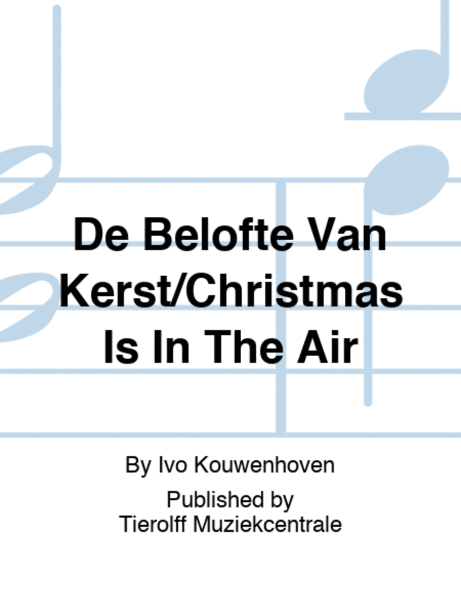 De Belofte Van Kerst/Christmas Is In The Air Set of Parts scores gallery preview page 1