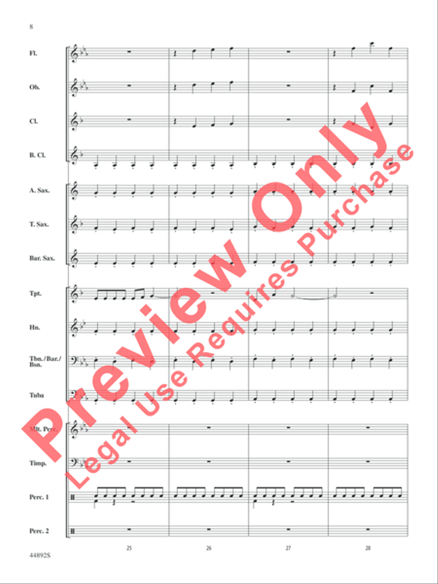 Zephyr Concert Band scores gallery preview page 9