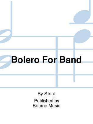Book cover for Bolero For Band