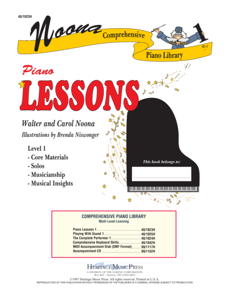 Noona Comp Piano Lessons Level 1
