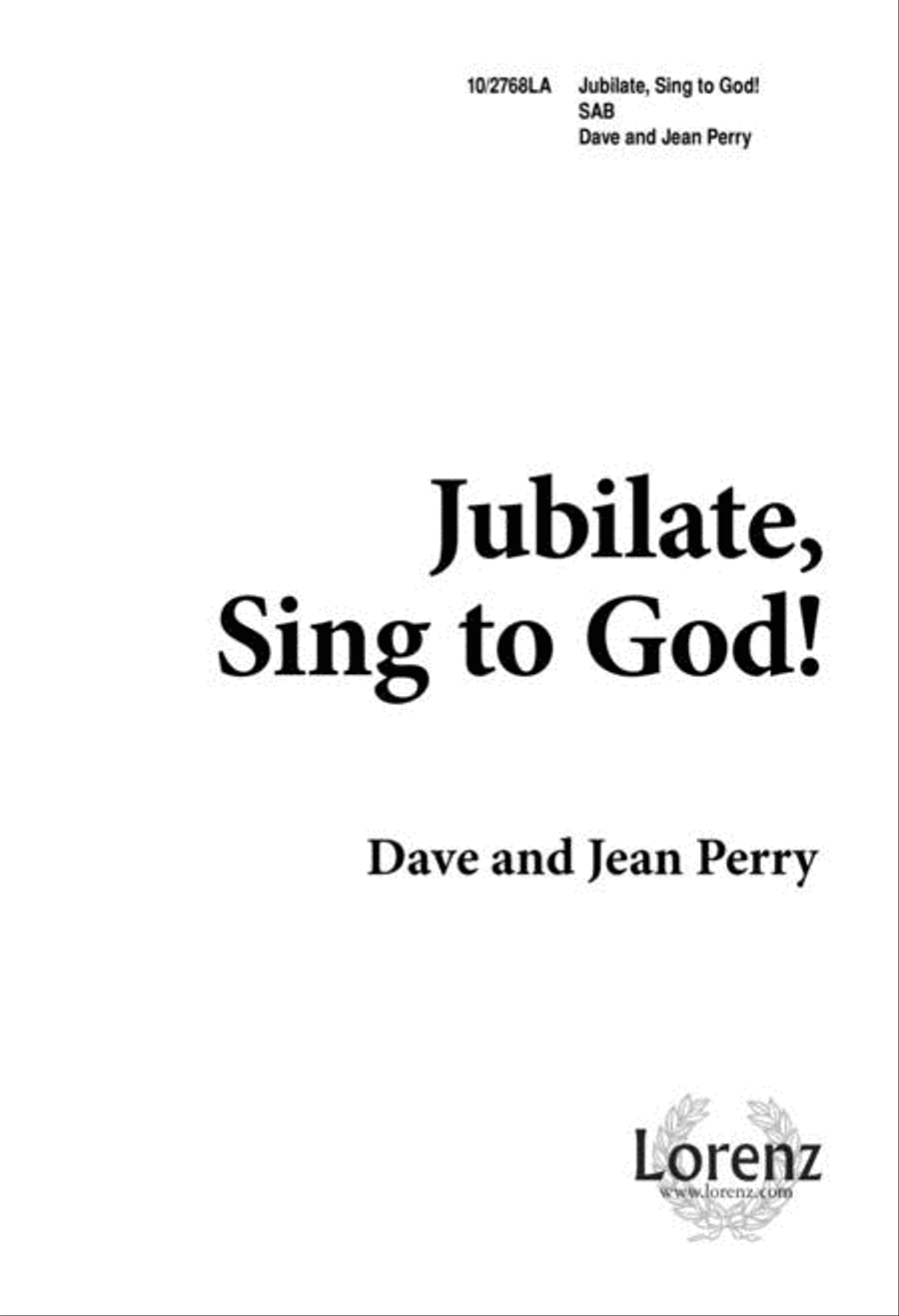 Jubilate, Sing to God 3-Part scores gallery preview page 1
