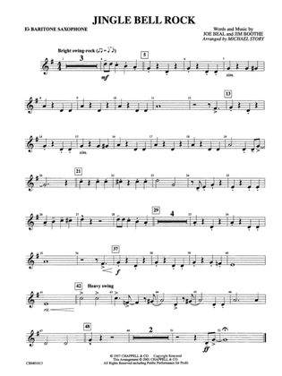 Jingle Bell Rock: E-flat Baritone Saxophone