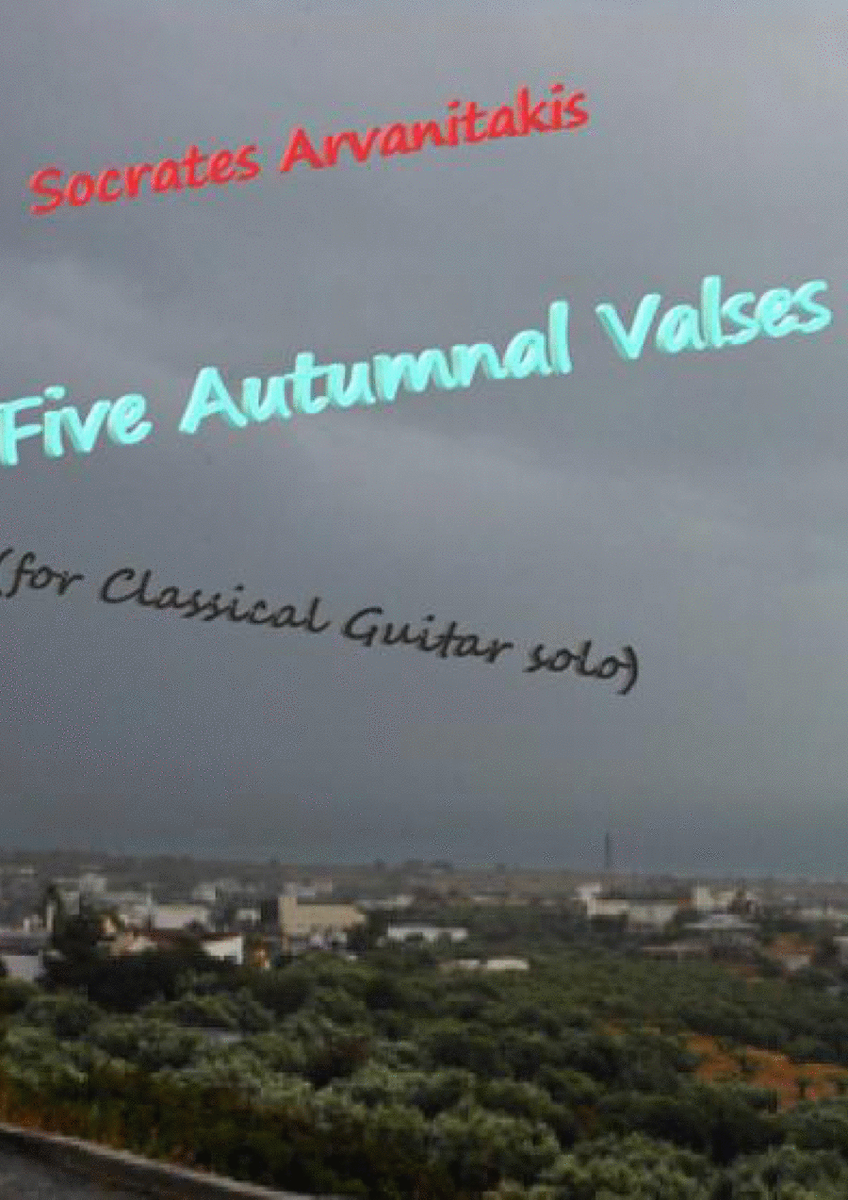 Five Autumnal Valses for Classical Guitar image number null