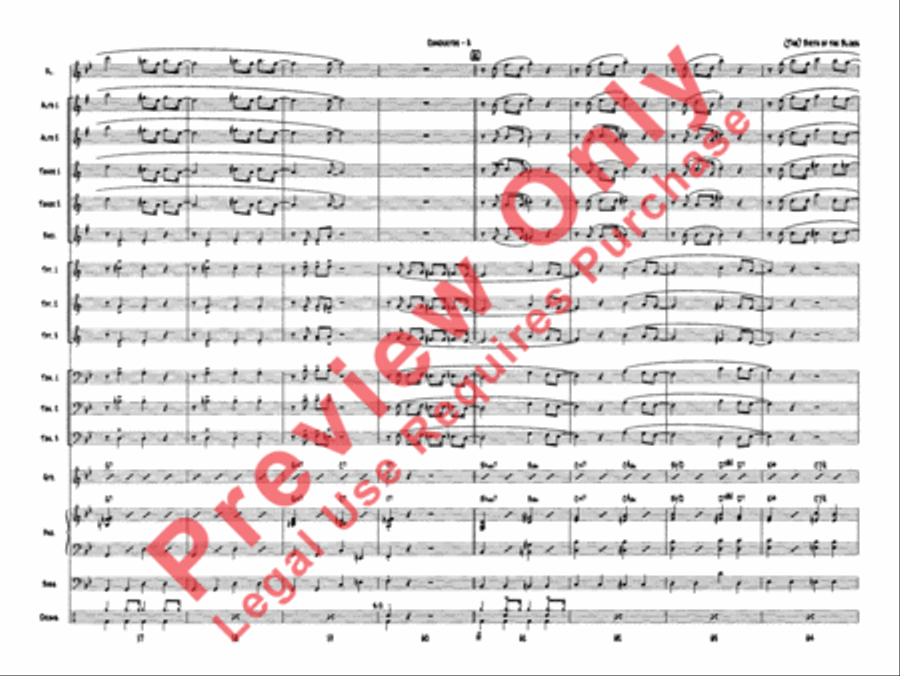 The Birth of the Blues Jazz Ensemble scores gallery preview page 11