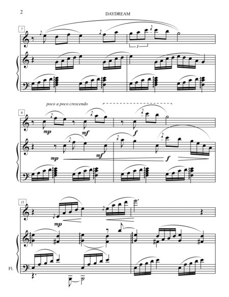 Daydream - from 'Scenes from Childhood' for Violin & Piano image number null