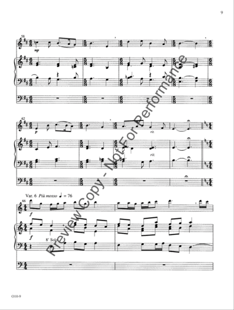Noel Nouvelet - organ and flute Flute scores gallery preview page 7
